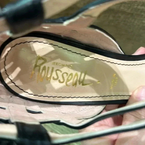 Jerome C. Rousseau Black Heels size 39 European - Picture 2 of 10